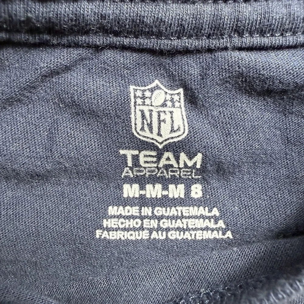 Dallas Cowboys Football Long Sleeve Graphic T Shirt Youth Navy Blue NFL Medium 8